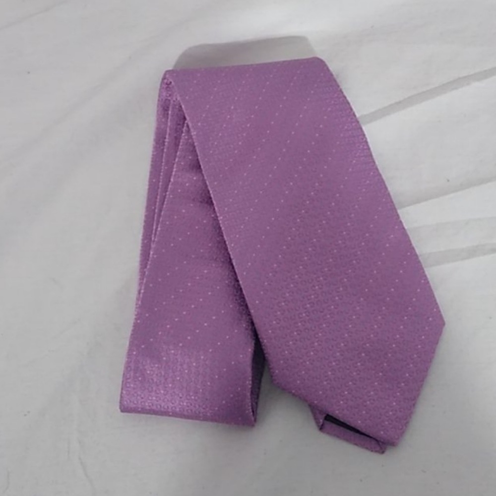 Celine necktie 100% silk purple mini C